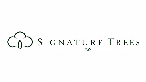 Signature Trees wordmark, horizontal arrangement.
